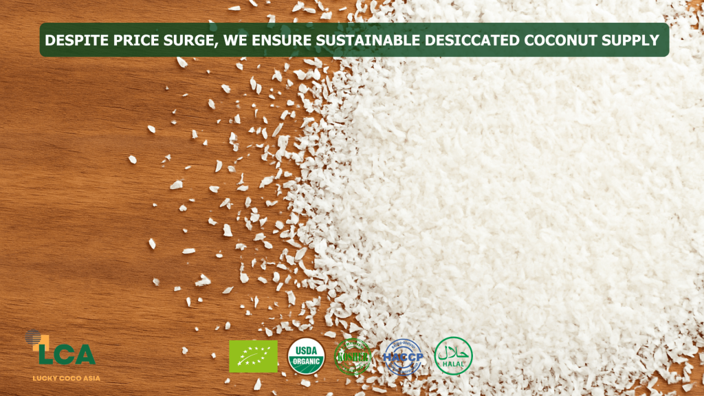 Despite Price Surge, We Ensure Sustainable Desiccated Coconut Supply