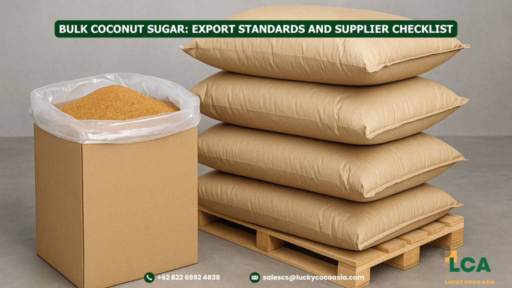 Bulk Coconut Sugar Export Packaging