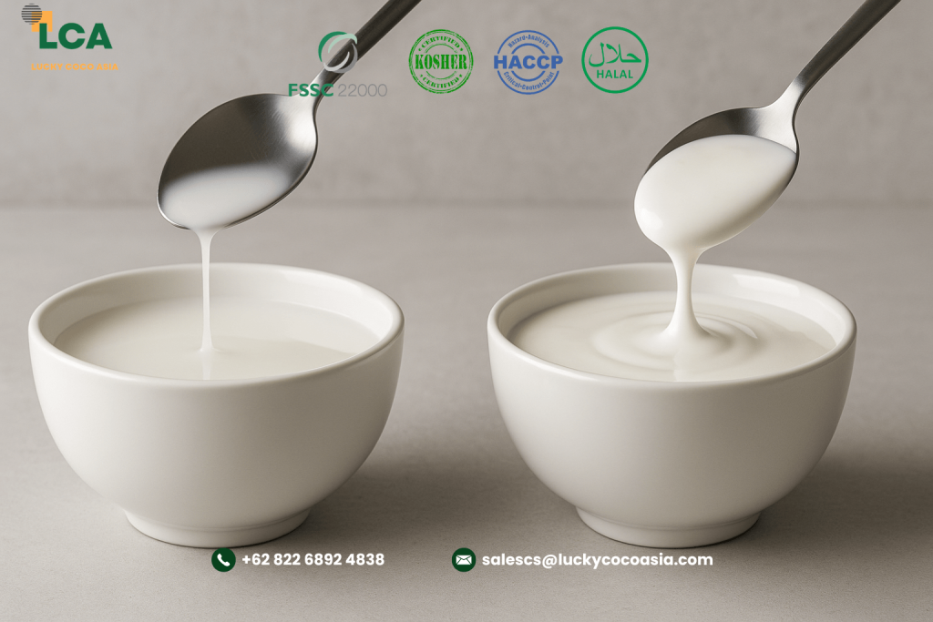 Coconut Cream vs Coconut Milk, Spoon Test