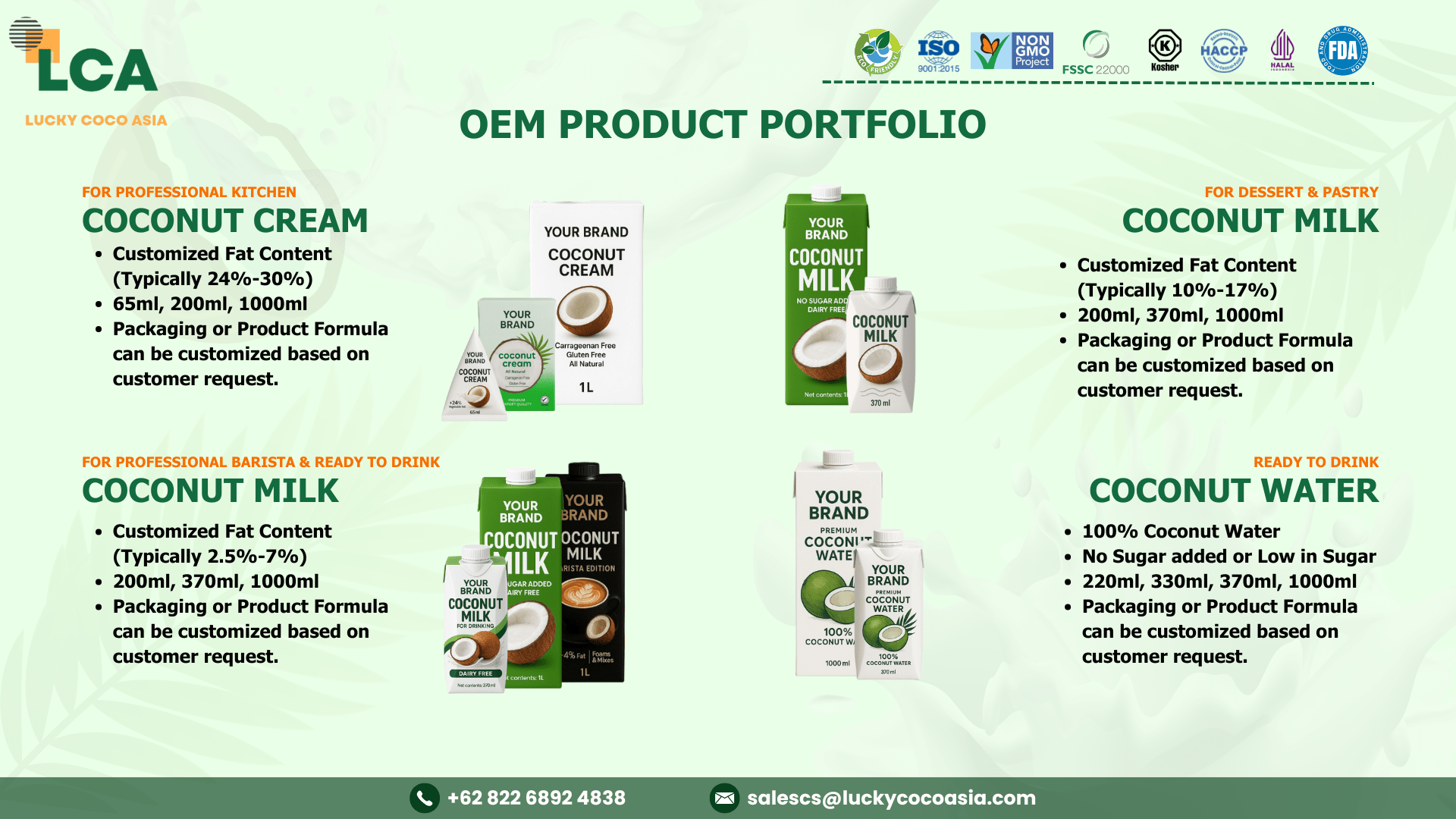 OEM Product Portfolio
